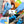 Load image into Gallery viewer, mummy Blue Textured Nitrile Gloves 4 Mil