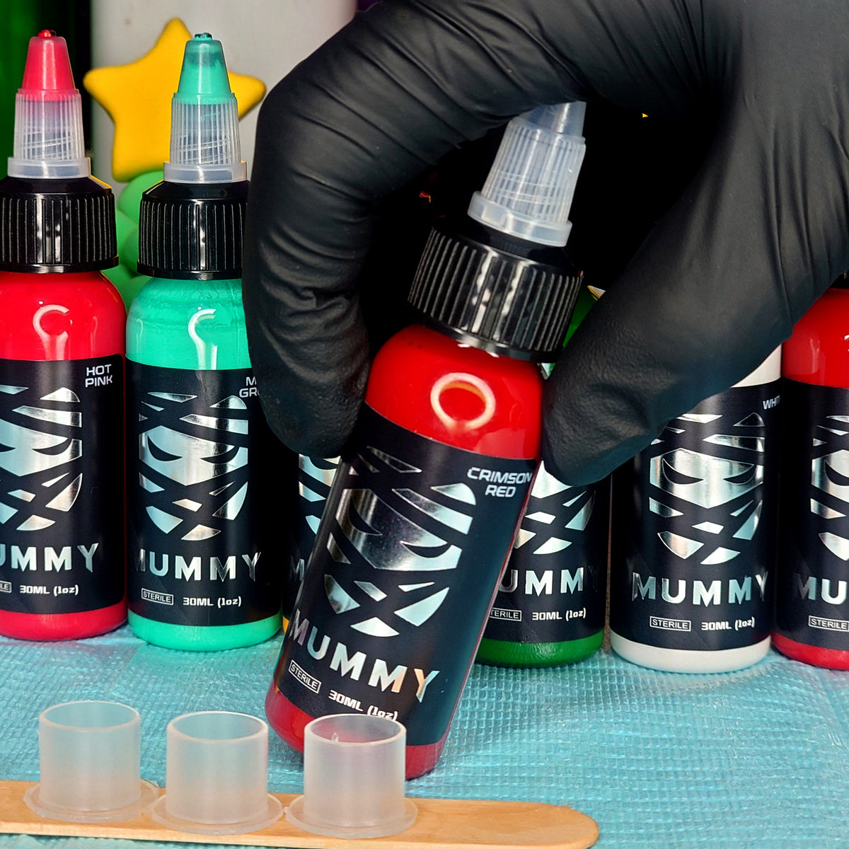 Mummy USA Custom Tattoo Ink Color Set 1 oz(Triple Black) –  mummytattoosupplyofficial