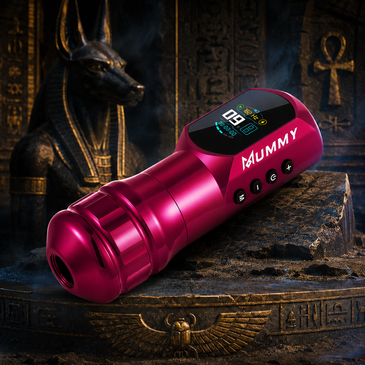 Translation missing: en.Mummy Wireless Tattoo Pen Machine Direct Drive Transmission (Pink Color)
