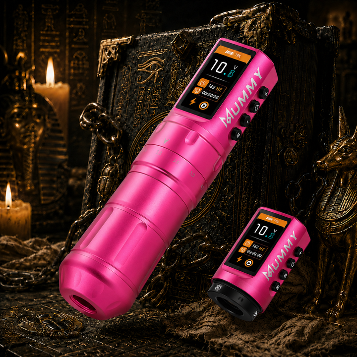 Translation missing: es.Mummy Scepter Tattoo Pen, 2.4-4.2mm Stroke OLED(Pink)