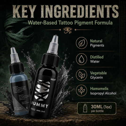 Translation missing: en.Mummy Tattoo Ink Ash Grey Set 6PCS (30ML)