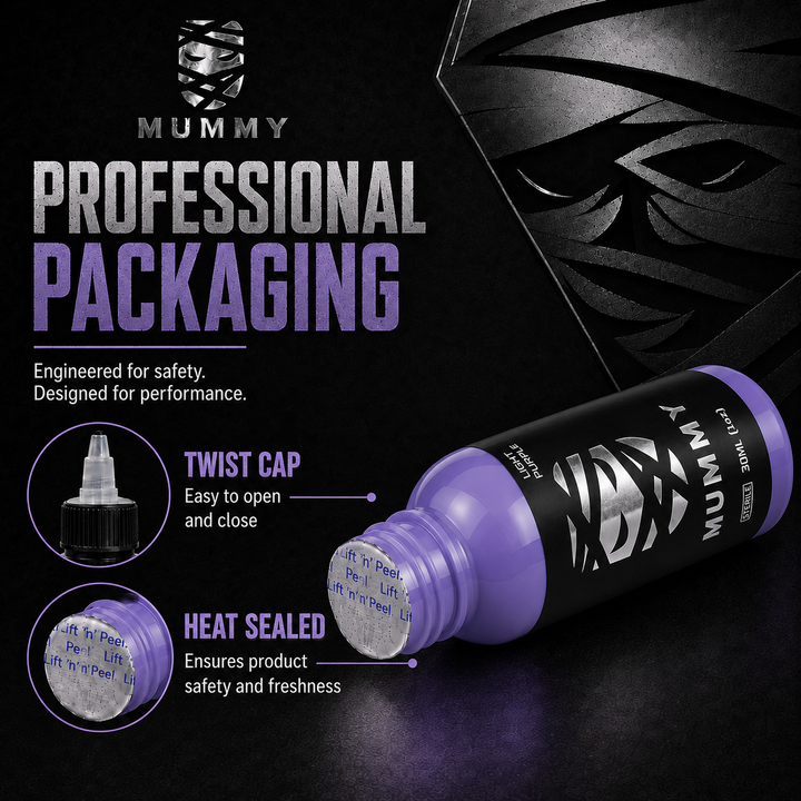 Translation missing: fr.Mummy Tattoo Ink, 1oz Professional Pigment for Body Art(Light Purple)