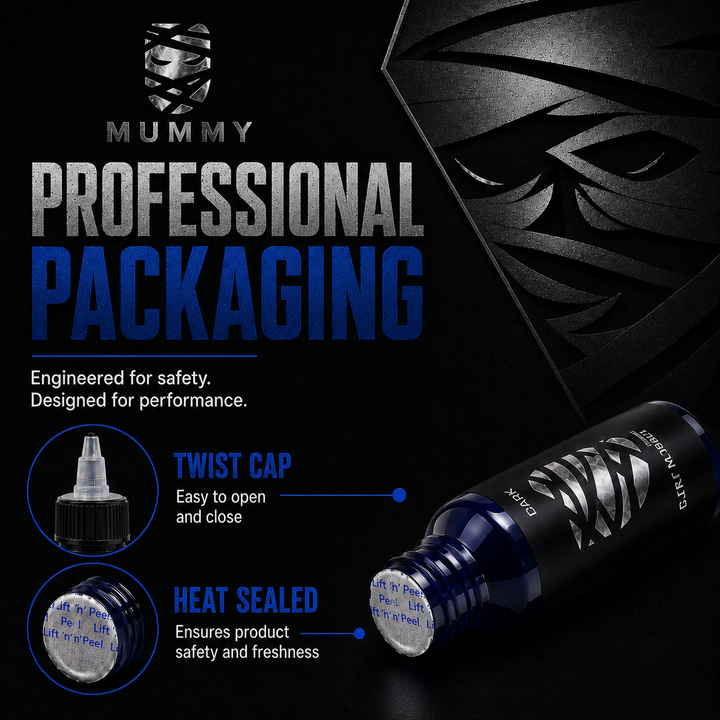 Translation missing: es.Mummy Tattoo Ink, 1oz Professional Pigment for Body Art(Dark Cobalt)