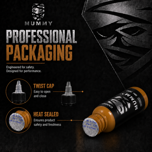 Translation missing: en.Mummy Tattoo Ink, 1oz Professional Pigment for Body Art(Caramel)