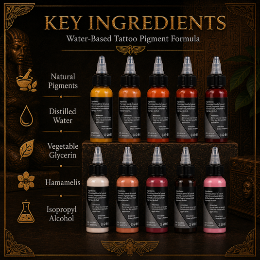 Translation missing: en.Mummy Flesh Tone Tattoo Ink Set 10 Colors(30ML)-MK1009