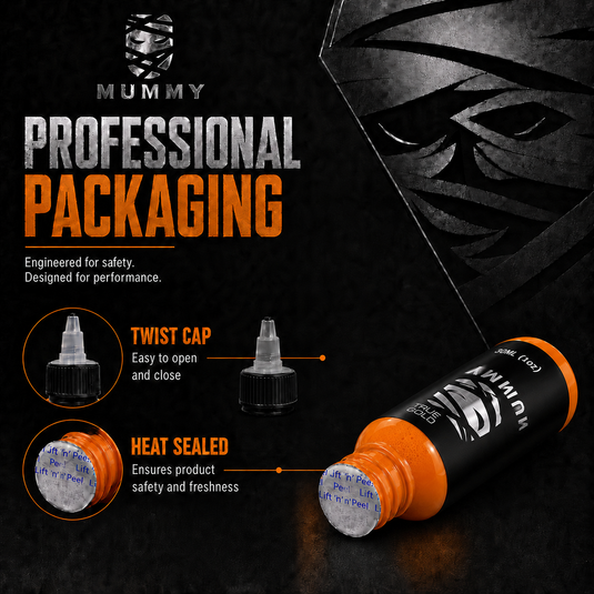 Translation missing: en.Mummy Tattoo Ink, 1oz Professional Pigment for Body Art(True Gold)