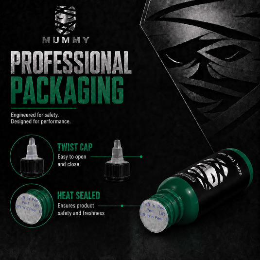 Translation missing: en.Mummy Tattoo Ink, 1oz Professional Pigment for Body Art(Grass Green)