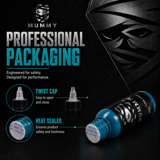 Translation missing: en.Mummy Tattoo Ink, 1oz Professional Pigment for Body Art(Turquoise)