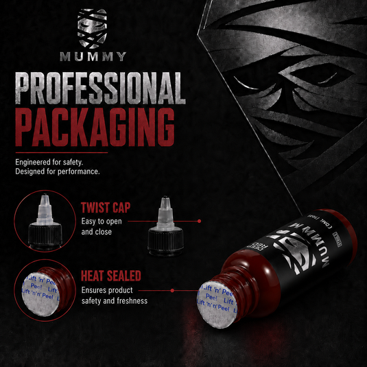 Translation missing: en.Mummy Tattoo Ink, 1oz Professional Pigment for Body Art(Deep Red)