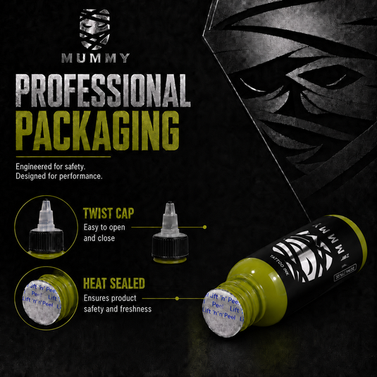 Translation missing: en.Mummy Tattoo Ink, 1oz Professional Pigment for Body Art(Avocado)