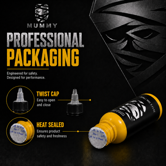 Translation missing: en.Mummy Tattoo Ink, 1oz Professional Pigment for Body Art(Solid Gold)