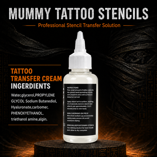 Translation missing: en.Mummy Tattoo Transfer Gel Stencil Solution Fast Clear Long Lasting 4oz
