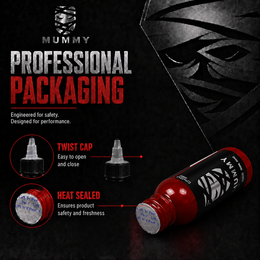 Translation missing: en.Mummy Tattoo Ink, 1oz Professional Pigment for Body Art(Crimson Red)
