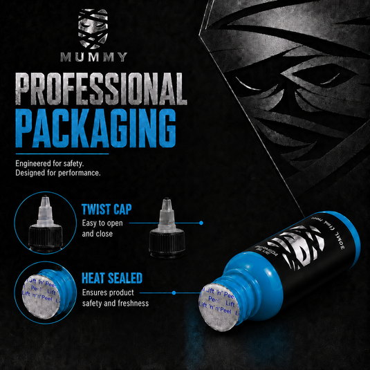 Translation missing: en.Mummy Tattoo Ink, 1oz Professional Pigment for Body Art(Bermuda Blue)
