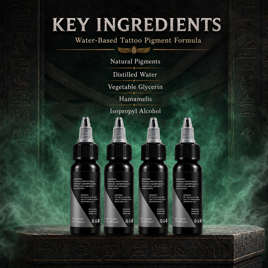 Translation missing: en.Mummy WhiteWash Tattoo Ink  Set 4PCS (30ML)-MK6001