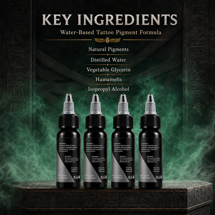 Translation missing: es.Mummy WhiteWash Tattoo Ink  Set 4PCS (30ML)-MK6001