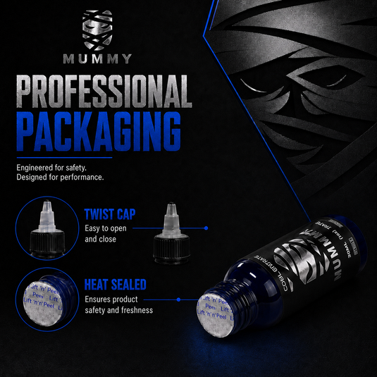 Translation missing: en.Mummy Tattoo Ink, 1oz Professional Pigment for Body Art(Blue Concentrate)