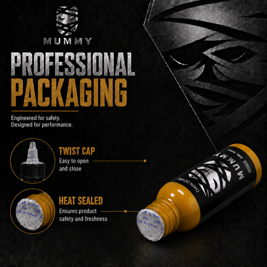 Translation missing: en.Mummy Tattoo Ink, 1oz Professional Pigment for Body Art(Dark Ochre)
