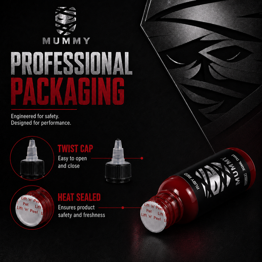 Translation missing: en.Mummy Tattoo Ink, 1oz Professional Pigment for Body Art(Ruby Red)