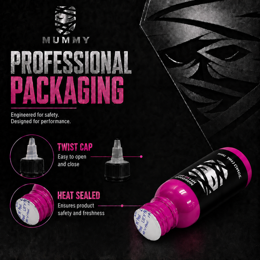 Translation missing: en.Mummy Tattoo Ink, 1oz Professional Pigment for Body Art(Light Magenta)