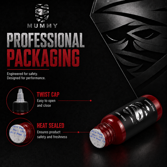 Translation missing: en.Mummy Tattoo Ink, 1oz Professional Pigment for Body Art(Dark Red)