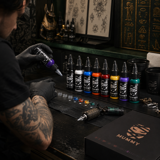 Translation missing: es.Mummy Tattoo Ink 8 Colors Primary Set