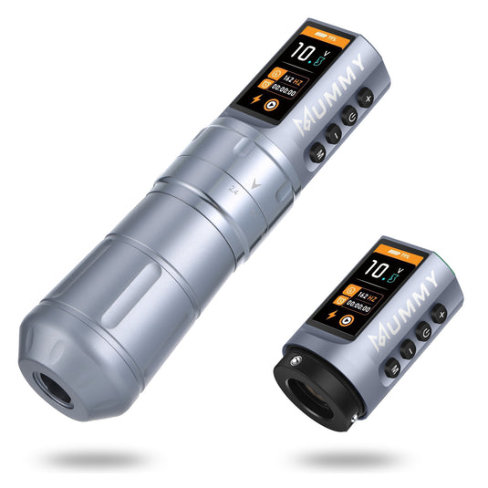 Translation missing: en.MUMMY SCEPTER PROFESSIONAL WIRELESS TATTOO MACHINE ADJUSTABLE STROKE LENGTH(Grey)