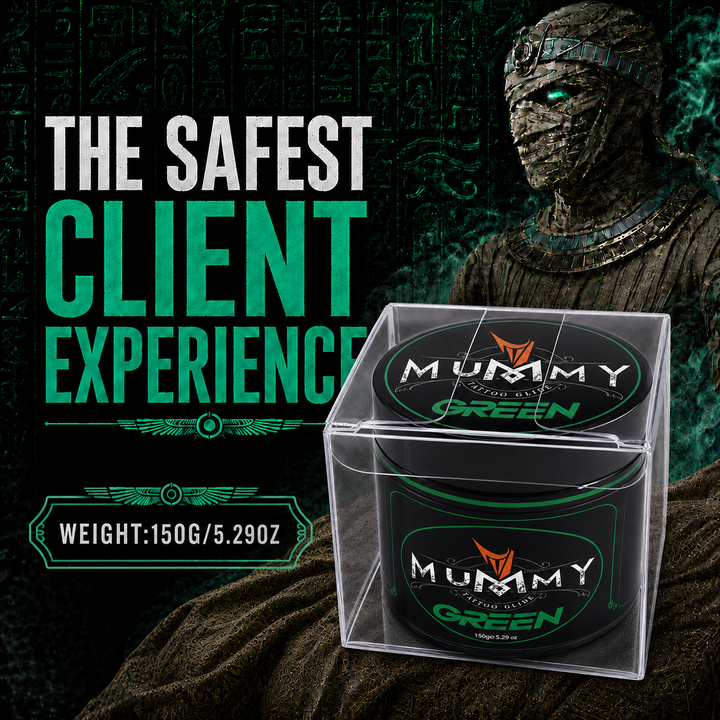 Translation missing: de.Mummy Tattoo Glide Aftercare Cream for Before During After Tattoo Process (green)