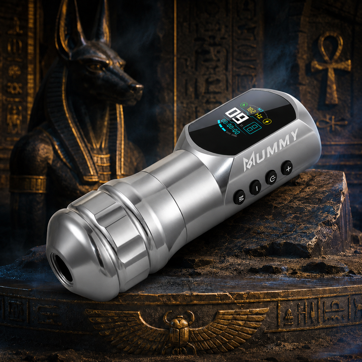 Translation missing: en.Mummy Wireless Tattoo Pen Machine Direct Drive Transmission (Silver Color)