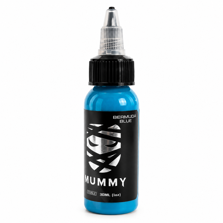 Translation missing: en.Mummy Tattoo Ink, 1oz Professional Pigment for Body Art(Bermuda Blue)