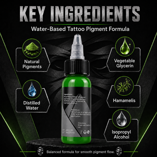 Translation missing: en.Mummy Tattoo Ink, 1oz Professional Pigment for Body Art(Spearmint)