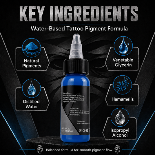 Translation missing: en.Mummy Tattoo Ink, 1oz Professional Pigment for Body Art(Peacock Blue)