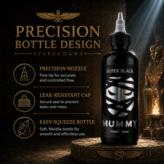 Translation missing: es.Mummy Tattoo Ink, 8oz Professional Pigment for Body Art(super Black)