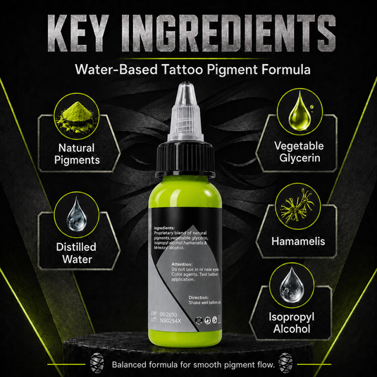 Translation missing: en.Mummy Tattoo Ink, 1oz Professional Pigment for Body Art(Nuclear Green)