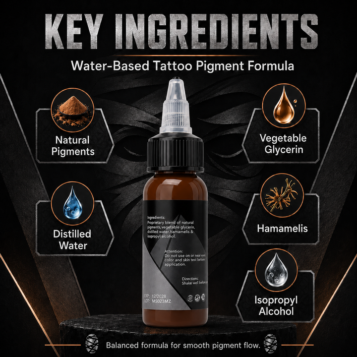 Translation missing: es.Mummy Tattoo Ink, 1oz Professional Pigment for Body Art(Mudslide)