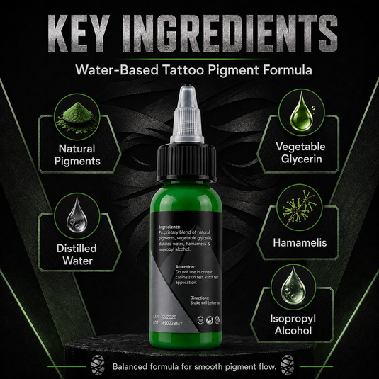 Translation missing: en.Mummy Tattoo Ink, 1oz Professional Pigment for Body Art(Jungle Green)