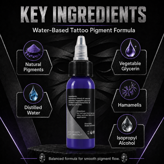Translation missing: en.Mummy Tattoo Ink, 1oz Professional Pigment for Body Art(Lavender)