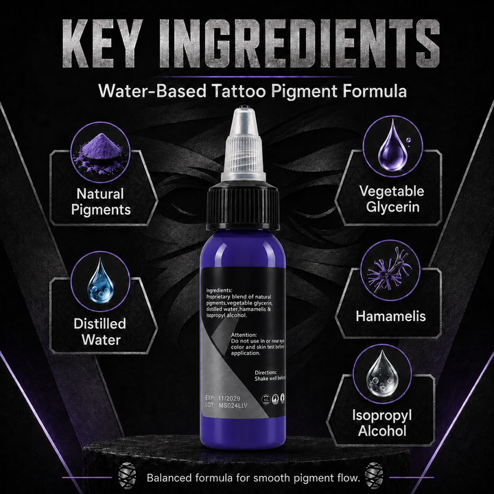 Translation missing: es.Mummy Tattoo Ink, 1oz Professional Pigment for Body Art(Lavender)