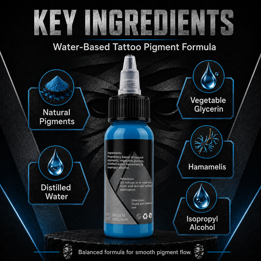 Translation missing: en.Mummy Tattoo Ink, 1oz Professional Pigment for Body Art(Bermuda Blue)