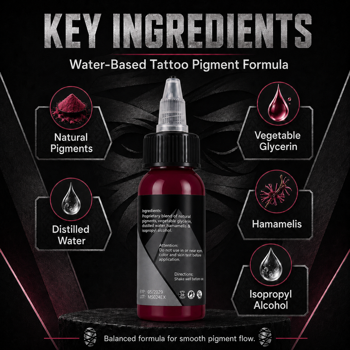 Translation missing: es.Mummy Tattoo Ink, 1oz Professional Pigment for Body Art(Magenta)