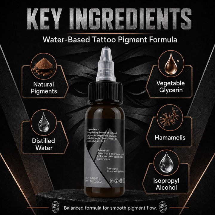 Translation missing: es.Mummy Tattoo Ink, 1oz Professional Pigment for Body Art(Cocoa Bean)