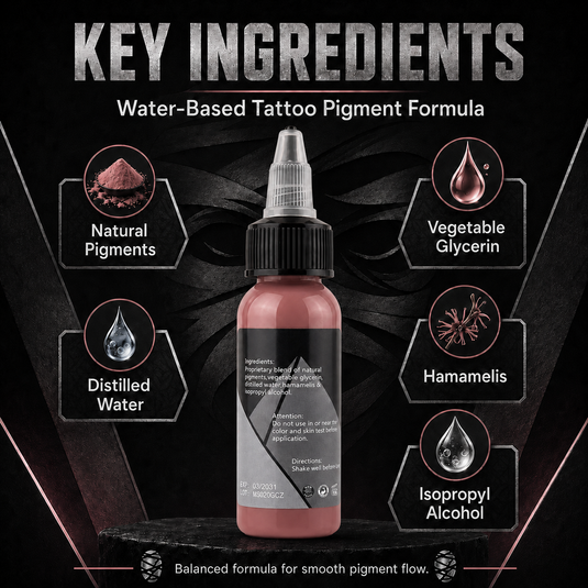 Translation missing: en.Mummy Tattoo Ink, 1oz Professional Pigment for Body Art(Victorian Rose)