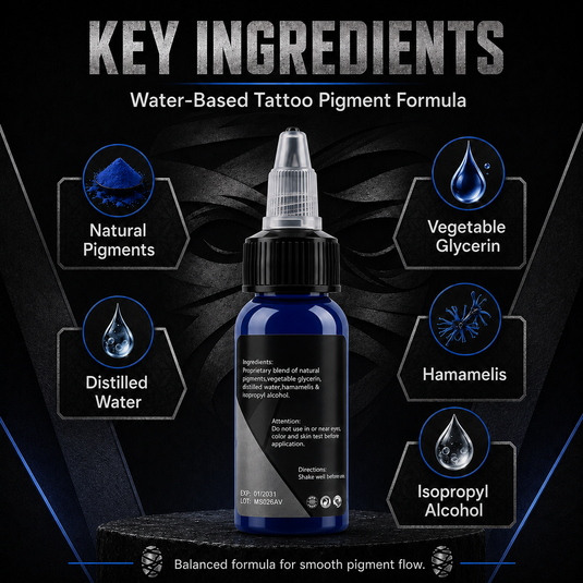 Translation missing: en.Mummy Tattoo Ink, 1oz Professional Pigment for Body Art(Dark Cobalt)