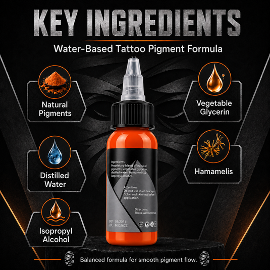 Translation missing: en.Mummy Tattoo Ink, 1oz Professional Pigment for Body Art(Orange)