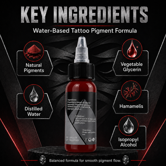 Translation missing: en.Mummy Tattoo Ink, 1oz Professional Pigment for Body Art(Deep Red)