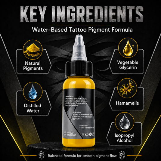 Translation missing: en.Mummy Tattoo Ink, 1oz Professional Pigment for Body Art(Sun Flower)
