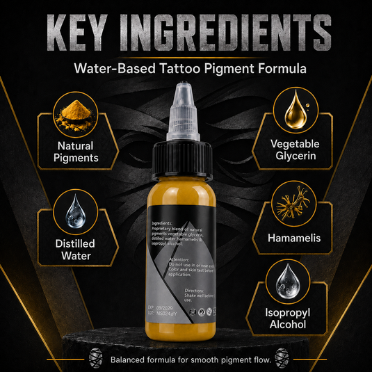 Translation missing: en.Mummy Tattoo Ink, 1oz Professional Pigment for Body Art(Ochre)