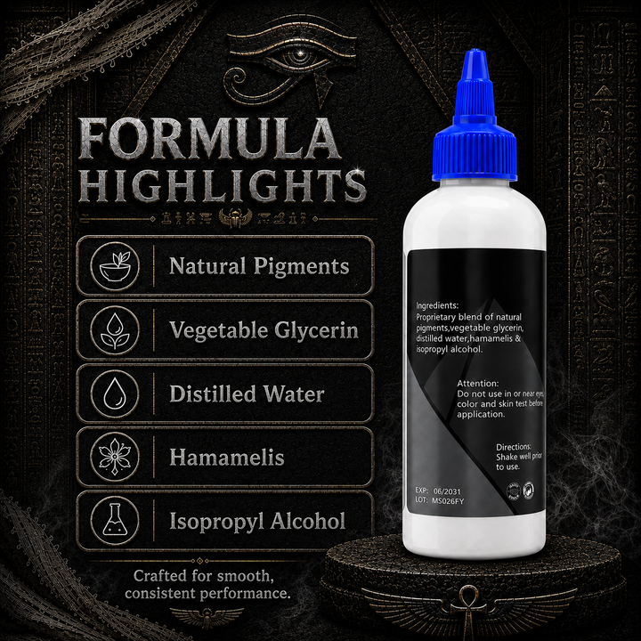 Translation missing: de.Mummy Tattoo Ink, 8oz Professional Pigment for Body Art(Triple White)