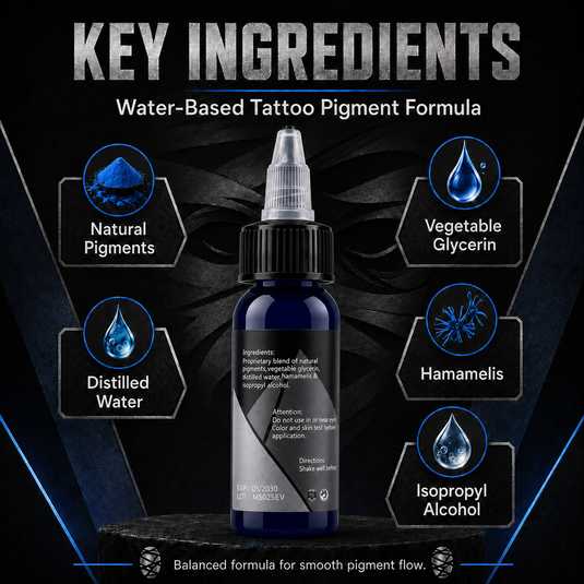 Translation missing: en.Mummy Tattoo Ink, 1oz Professional Pigment for Body Art(Blue Concentrate)