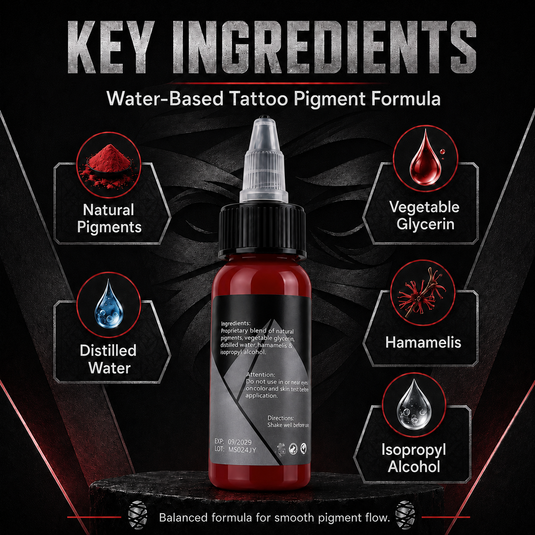 Translation missing: en.Mummy Tattoo Ink, 1oz Professional Pigment for Body Art(Dark Red)